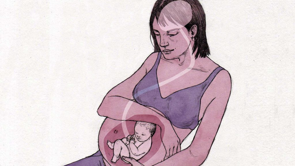 Ilustración Psicoterapia en el embarazo: la psicoterapia perinatal de Elia Mervi